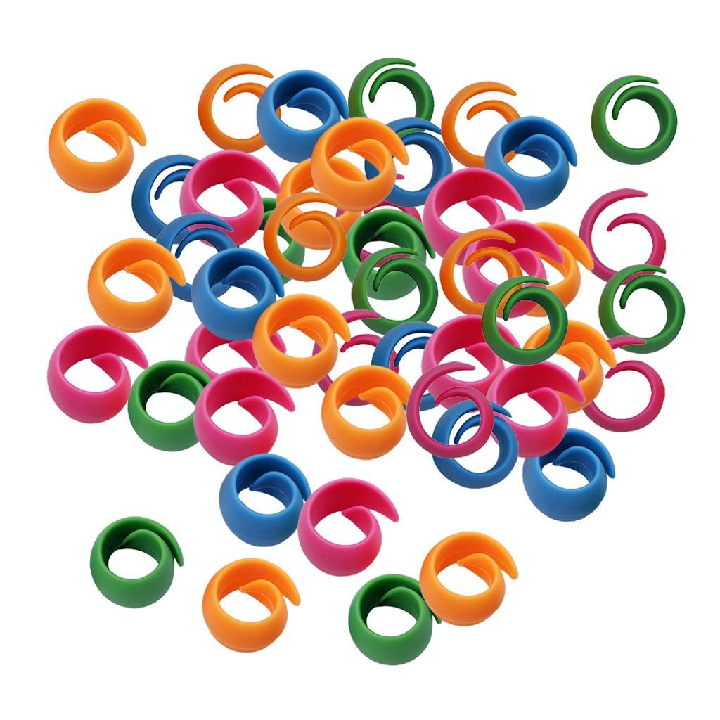 48Pcs Silicone Thread Spool Holder Huggers Tailor Thread Bobbins Clip