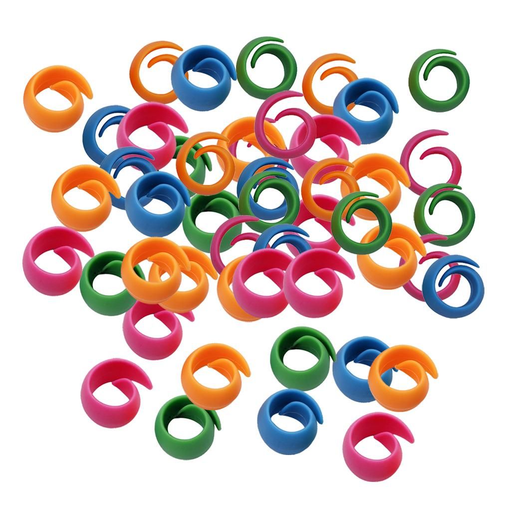 48Pcs Silicone Thread Spool Holder Huggers Tailor Thread Bobbins Clip