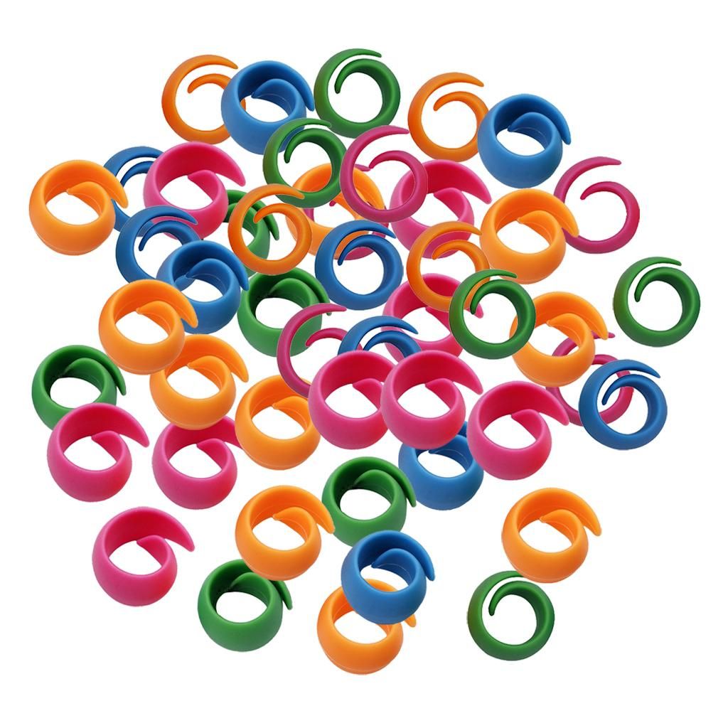 48Pcs Silicone Thread Spool Holder Huggers Tailor Thread Bobbins Clip