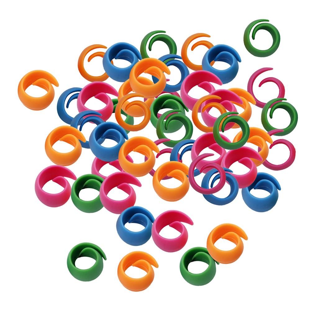 48Pcs Silicone Thread Spool Holder Huggers Tailor Thread Bobbins Clip