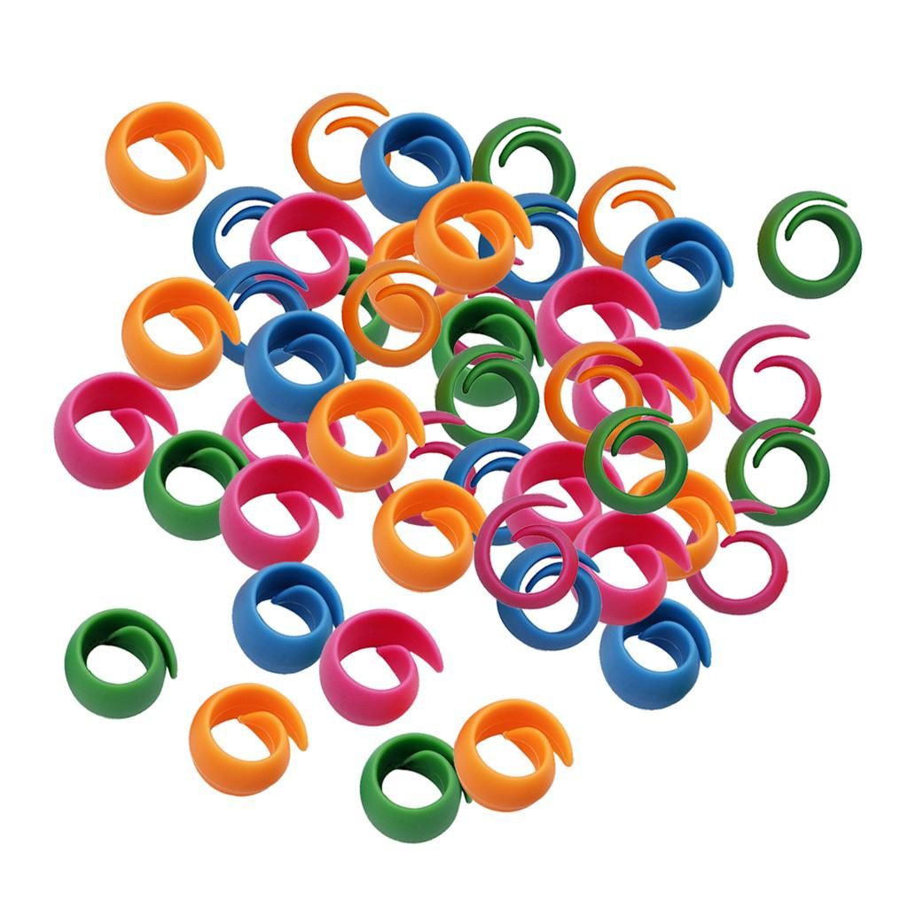 48Pcs Silicone Thread Spool Holder Huggers Tailor Thread Bobbins Clip