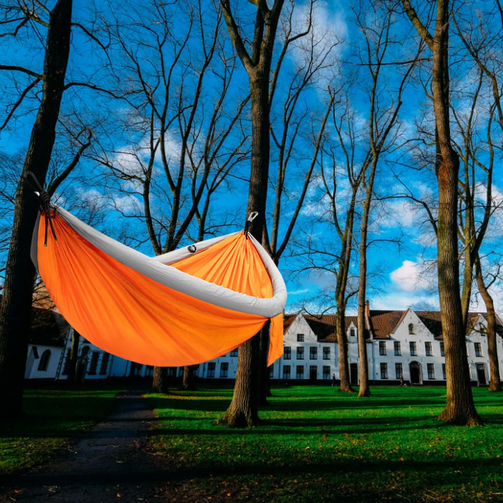 Large Camping Hammock Lightweight Portable Hammock For Orange