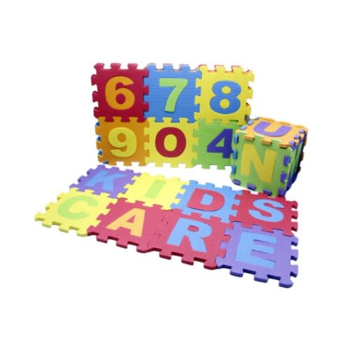 Educational Puzzle Mat Num And Alphabet