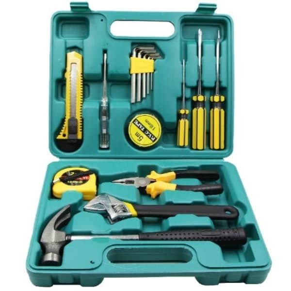 16 Pieces Hand Repair Home Tools Box Set
