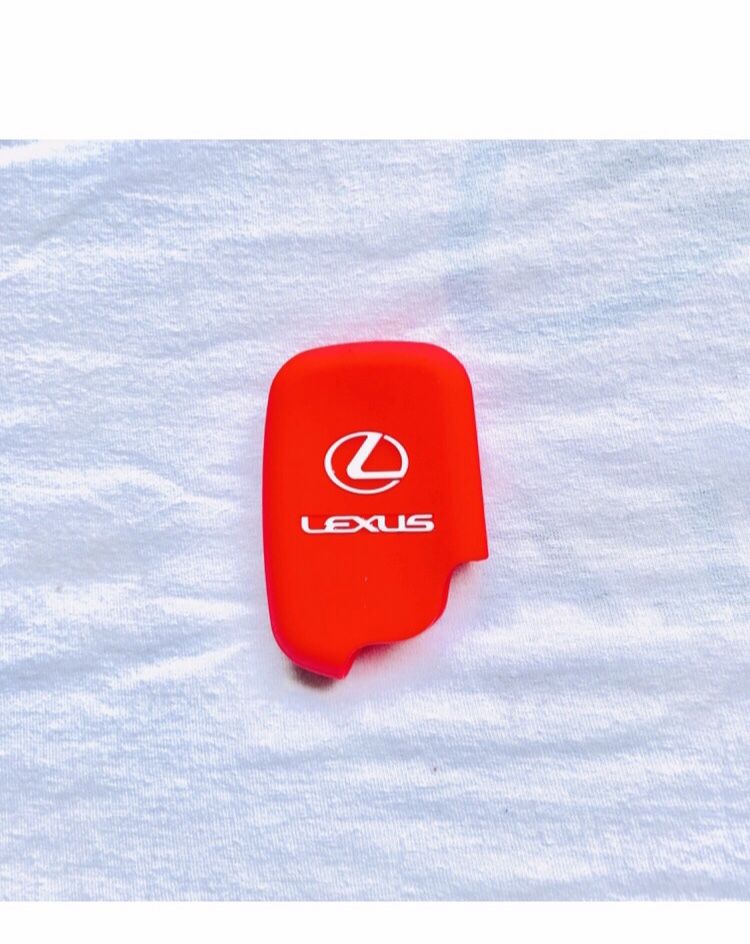 Lexus Silicon Remote Key Case Cover Red