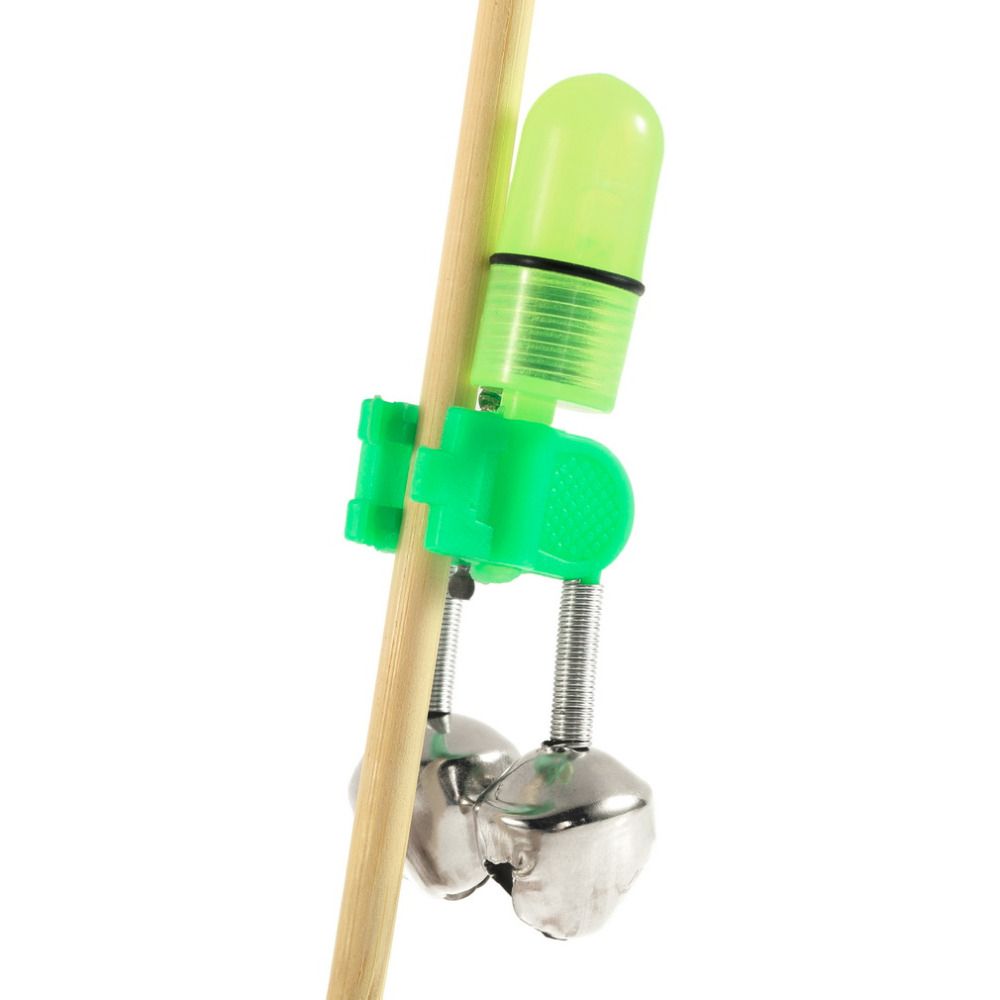 Sales 3pc Outdoor Twin Rod Bells Ring Fishing Bait Lure