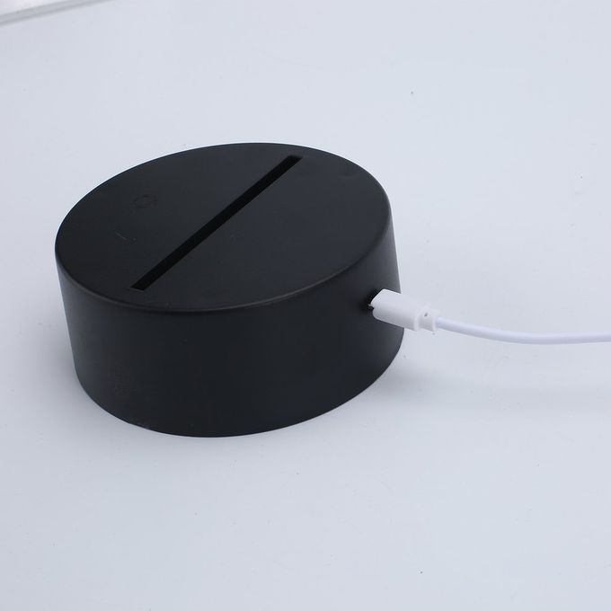 Bases For 3D Night Light Tou H Swit H Remote  Ontrol Repla Ement-black-Touch Remote Control
