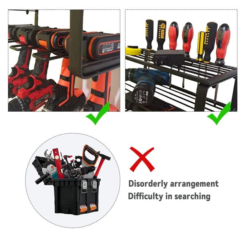 Power Tool Organizer Drill Holder Wall Mount Garage Storage