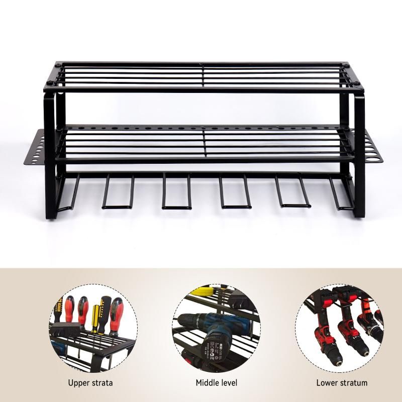 Power Tool Organizer Drill Holder Wall Mount Garage Storage