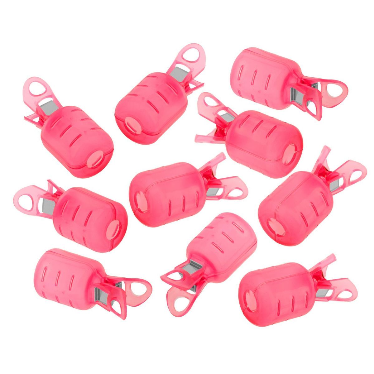 10Pcs Squid Jig Protector PVC Hook Cover Clip   Red L