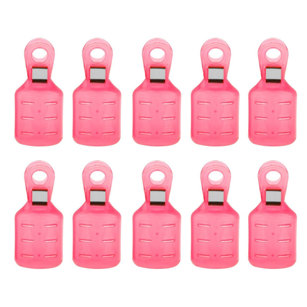 10Pcs Squid Jig Protector PVC Hook Cover Clip   Red L