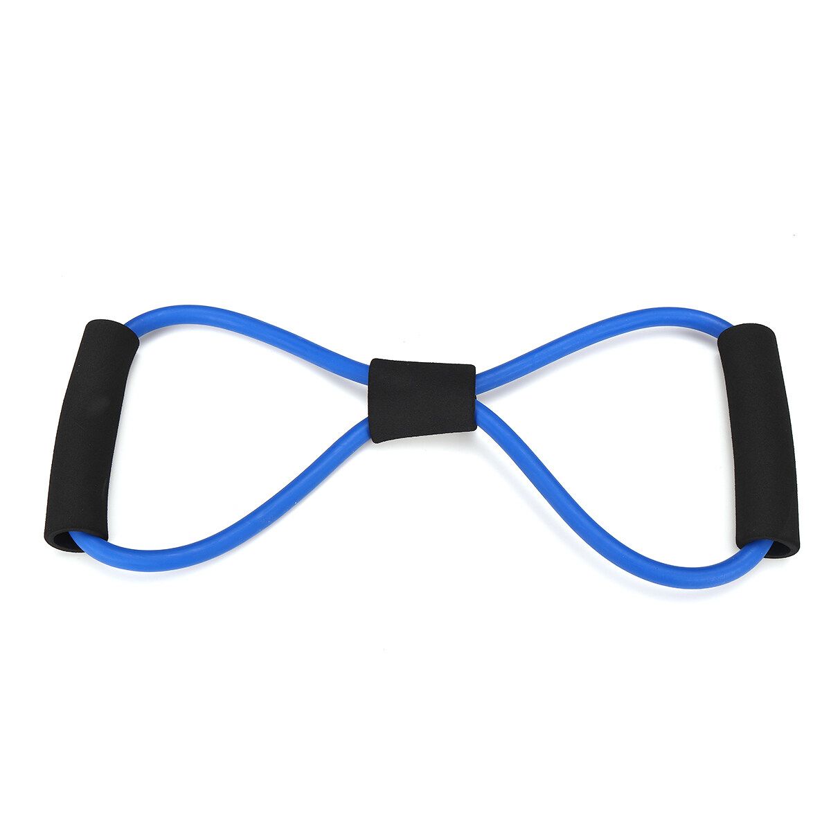 8Pcs Roller Wheel Gym Fitness Resistance Band Jump Rope Exercise Kit Yoga Exercise Training Rope 8 Word Rally