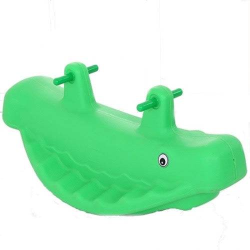 Bubbas  -  Whale Teeter Totter  -   Green