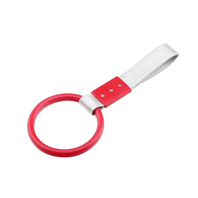Warning Strap Round Shape Decoration Lightweight-Red
