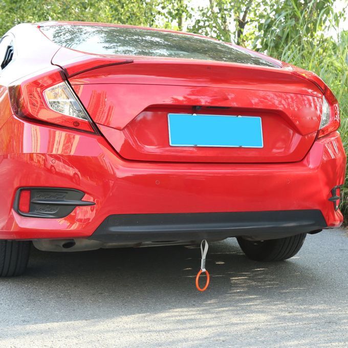 Warning Strap Round Shape Decoration Lightweight-Red