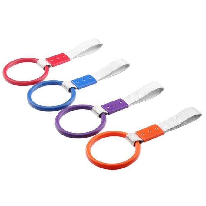 Warning Strap Round Shape Decoration Lightweight-Red