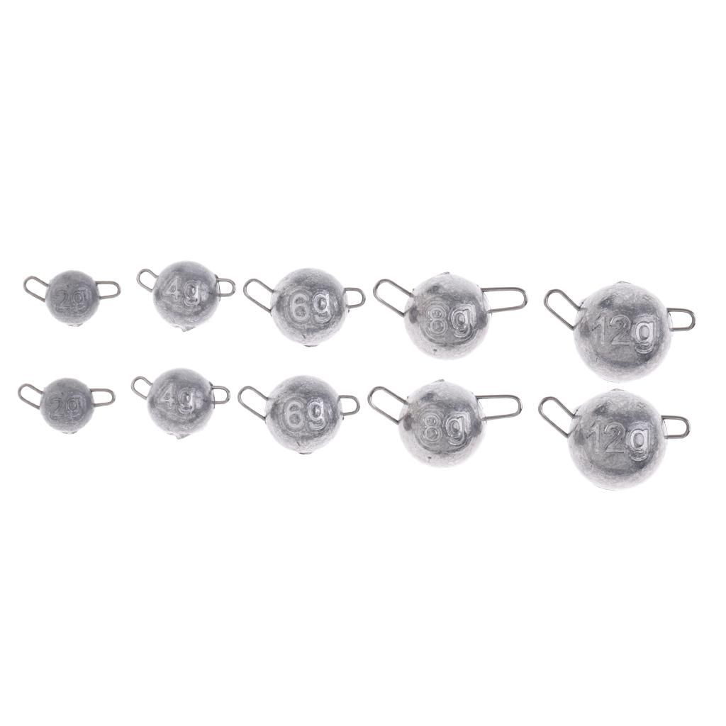 3x 10pcs Fishing Lead Sinker Weight Fishing Line Weight