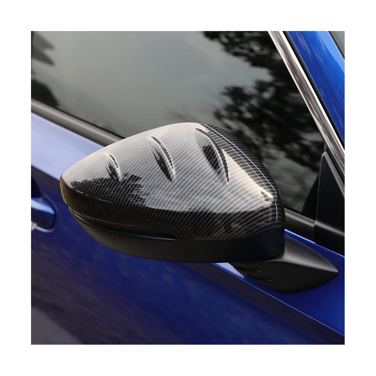 For Honda Civic 11Th Gen 2022 2023 Car Rear View Mirror Cover Caps Trim Sticker, with Turn Signal Type, ABS Carbon