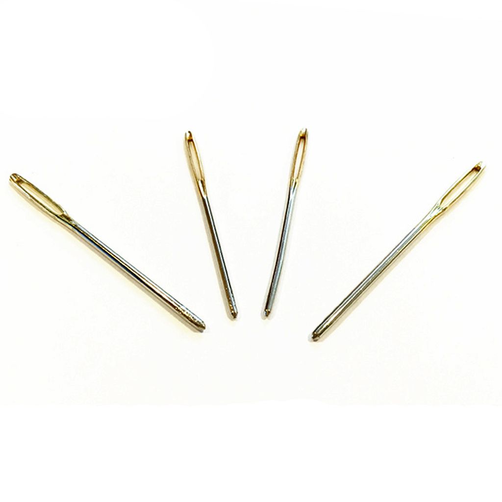 4pcs Sewing Needles Large Eye Blunt  Embroidery Darning Tapestry