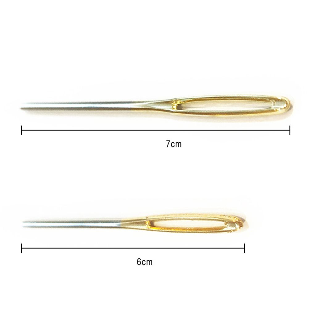 4pcs Sewing Needles Large Eye Blunt  Embroidery Darning Tapestry
