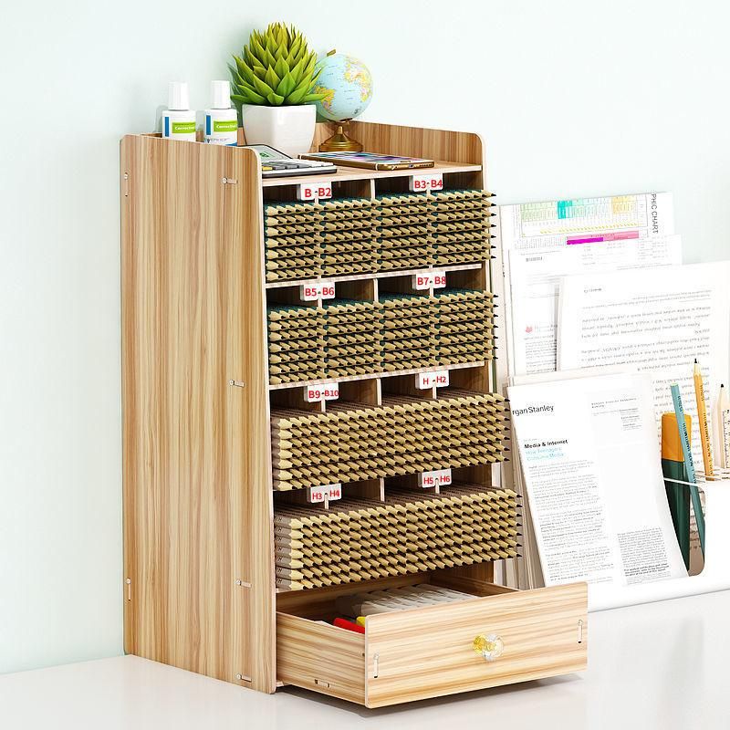 Marker Pen Storage Box Creative Large Capacity Oblique Insertion Desktop Pen Container Multifunctional about Sketching Pencil Storage Pen Holder
