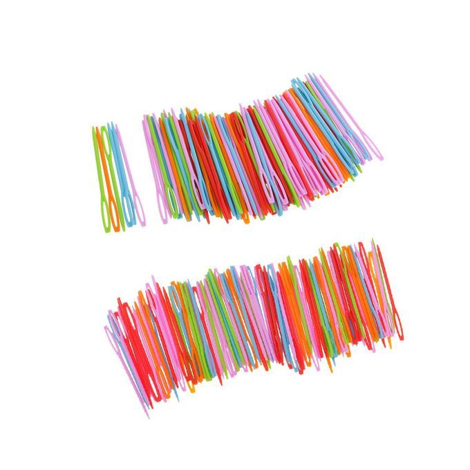 200pcs Colorful Plastic Tapestry Sewing Wool Yarn For Children