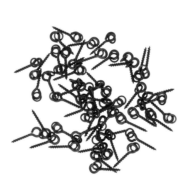 50pcs  Boilies Screw With Solid Ring Bait Tool