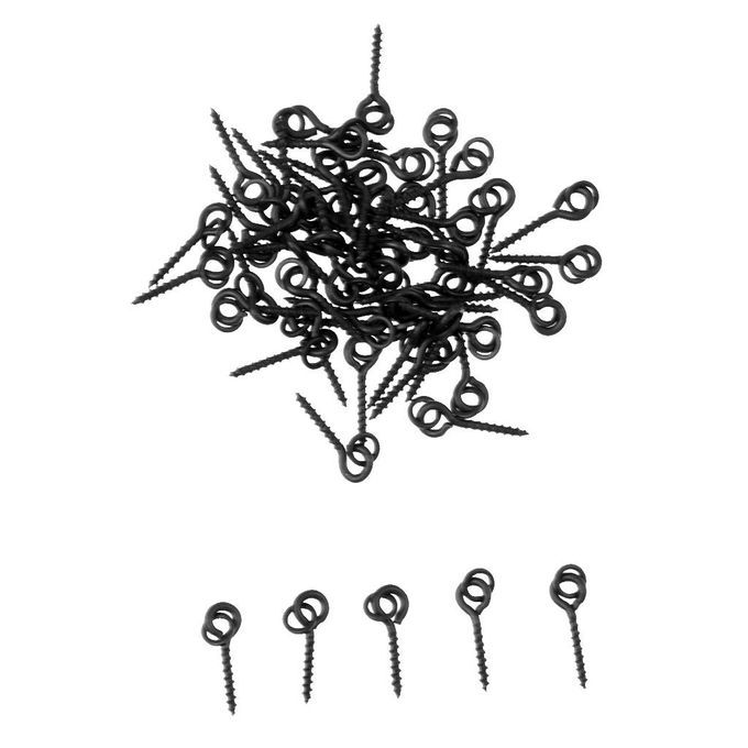 50pcs  Boilies Screw With Solid Ring Bait Tool