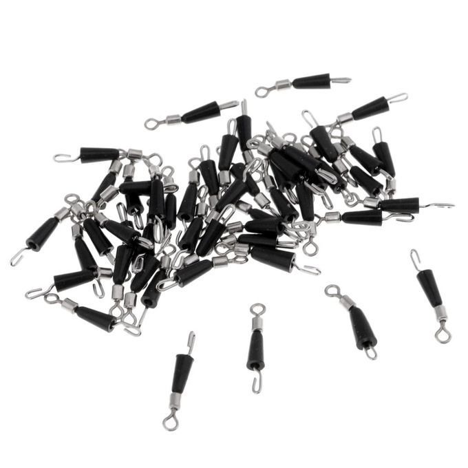 100Pcs S+ 100x L  Swivels Hook Device Clip Connector Freshwater