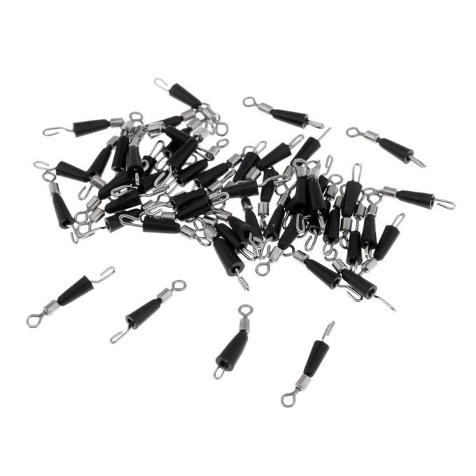100Pcs S+ 100x L  Swivels Hook Device Clip Connector Freshwater