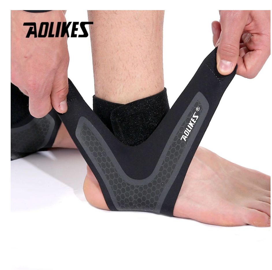 Elastic Ankle Support Adjustable Ankle Brace For Right Foot