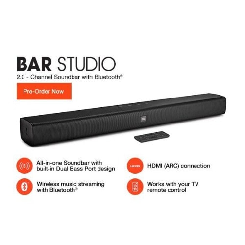 Bar Studio 2.0 - Channel Soundbar With Bluetooth Speaker