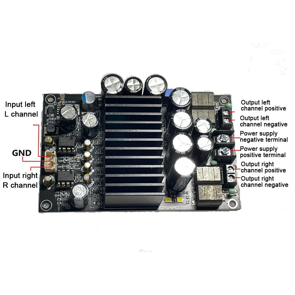 Audio Amplifier Board Module 600W High Power 2.0 Channel