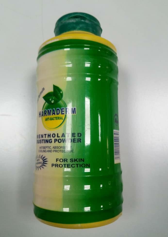 3 Pieces Harmaderm Mentholated Dusting Powder - 300gm
