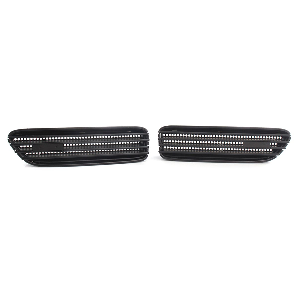 Glossy Black Side Grill Grille Fender Vents Replacement For