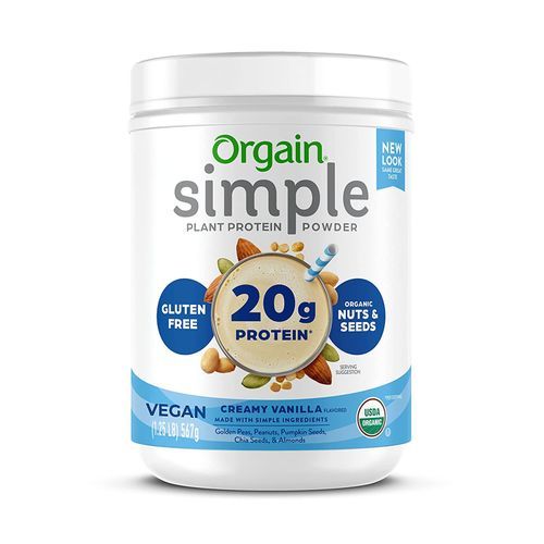 Simple Organic Plant Protein Powder, Vanilla