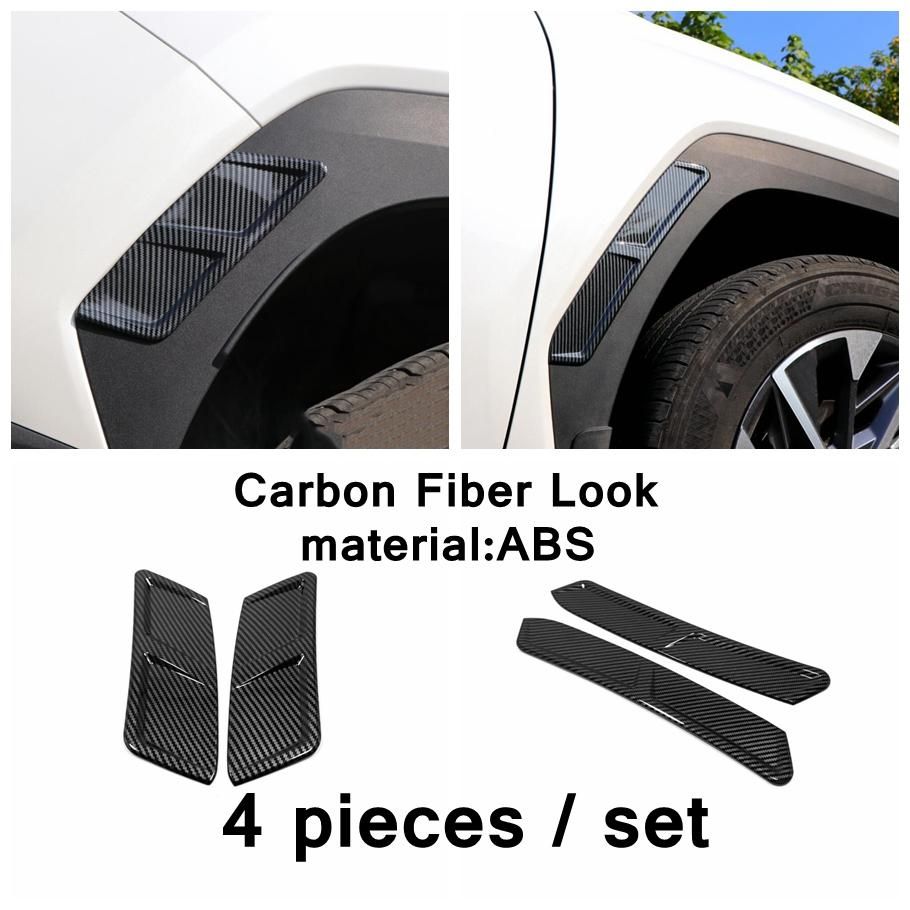 Auto Styling Wheel Eyebrow Fender Air Outlet Vent Decor Cover Trim BlaShiny For Hyundai Tucson NX4 2021 2022 2023 Accessory