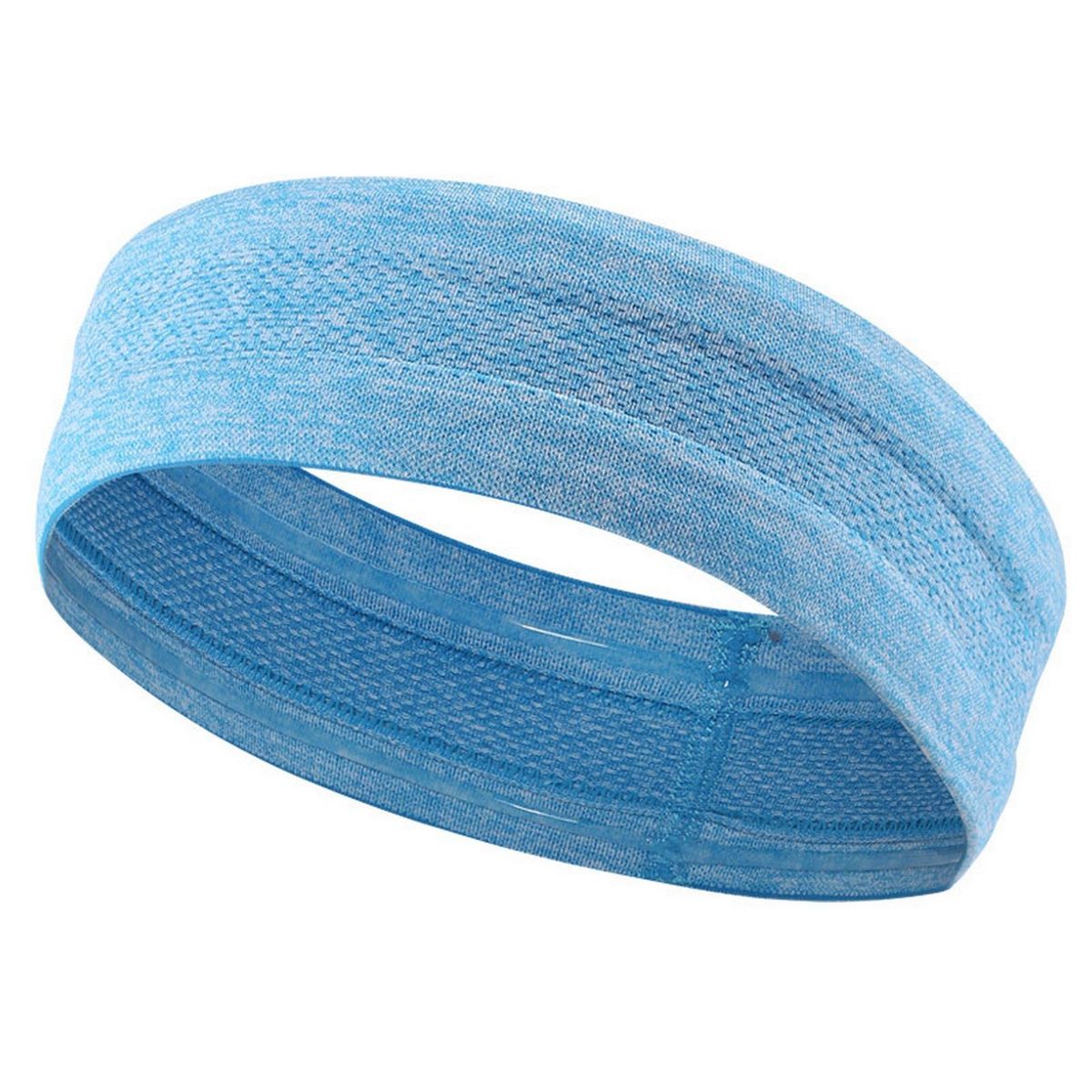 Sports Sweatband Running Cycling Athletic Workout Sweatband Blue
