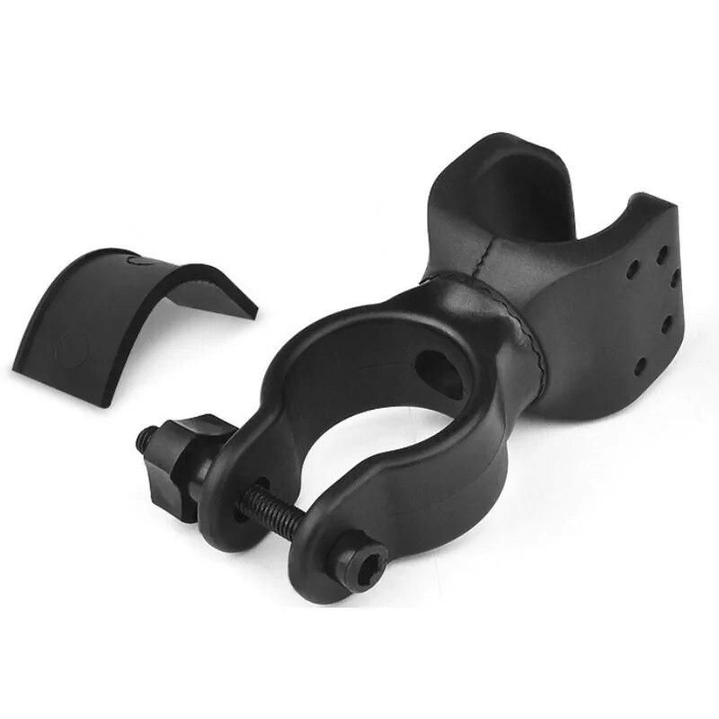 Bike Bicycle Torch Clip Mount Bicycle Front Light Bracket Flashlight Holder 360 Rotation Wholesale