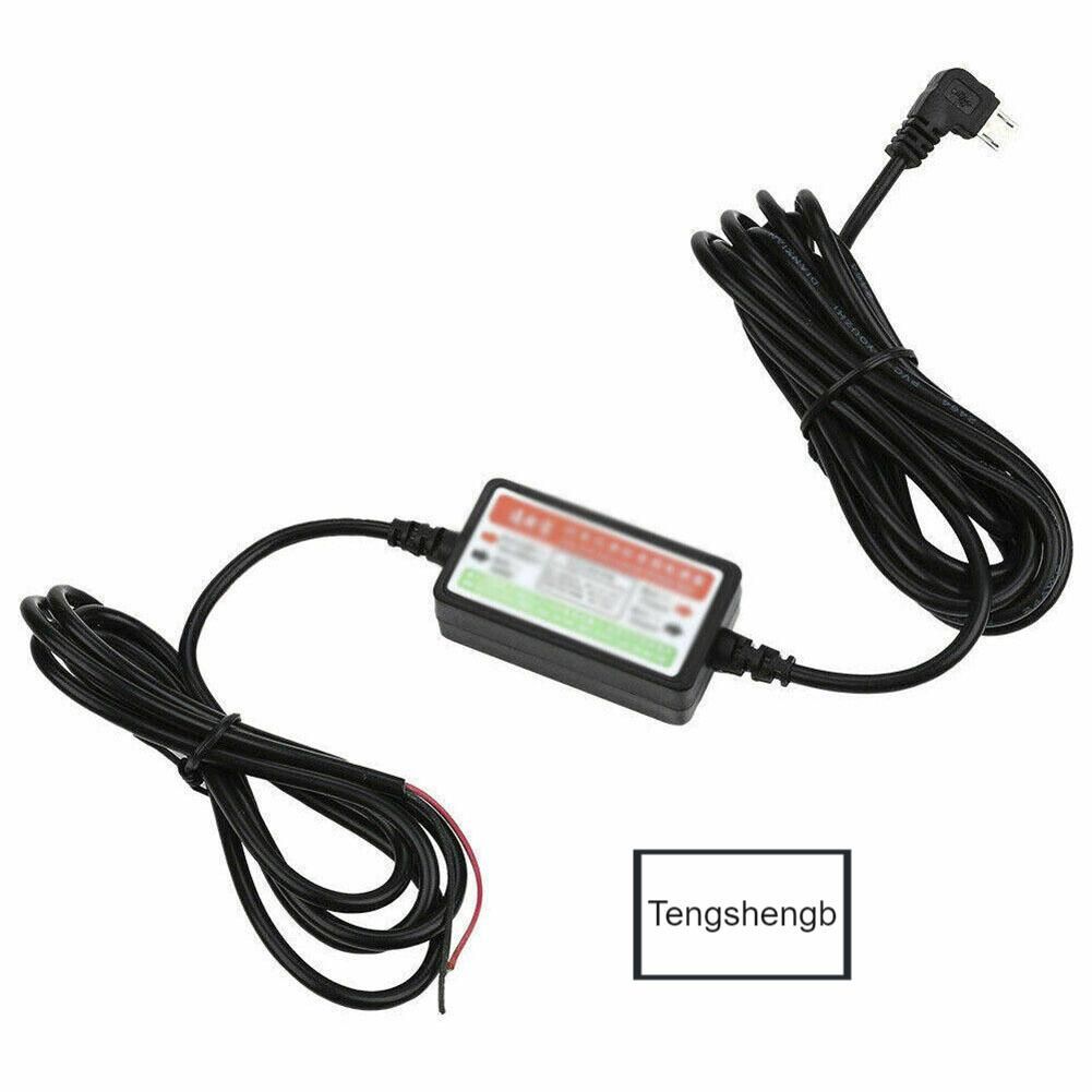 Car Driving Recorder Step-down Cable 12-36V To 5V Step-down
