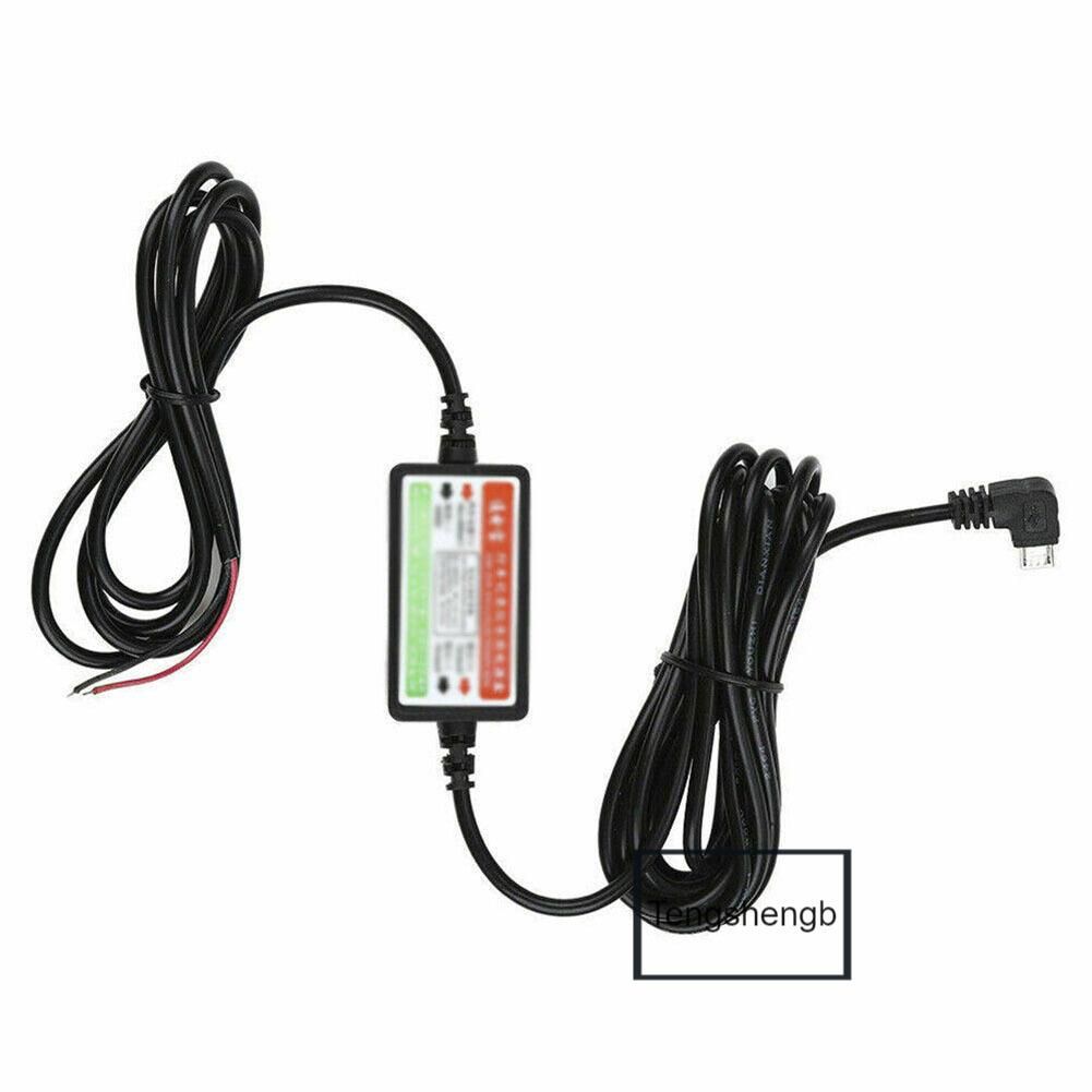 Car Driving Recorder Step-down Cable 12-36V To 5V Step-down