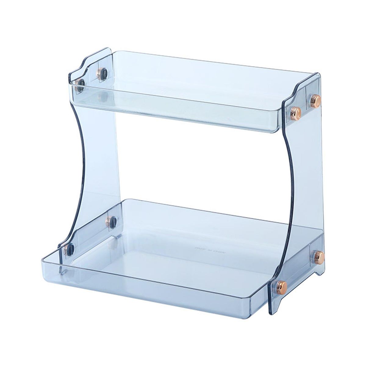 Storage Shelf Simple Installation Cosmetic Face Essence Shelf Clear Blue
