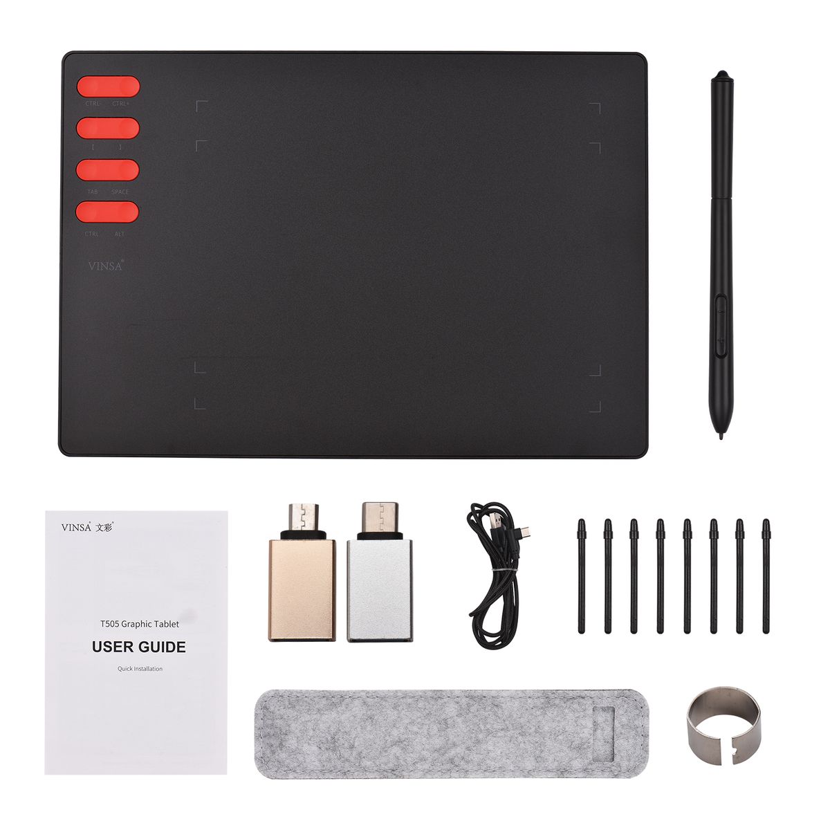 T505 Graphics Drawing Tablet Ultralight Art Creation Sketch