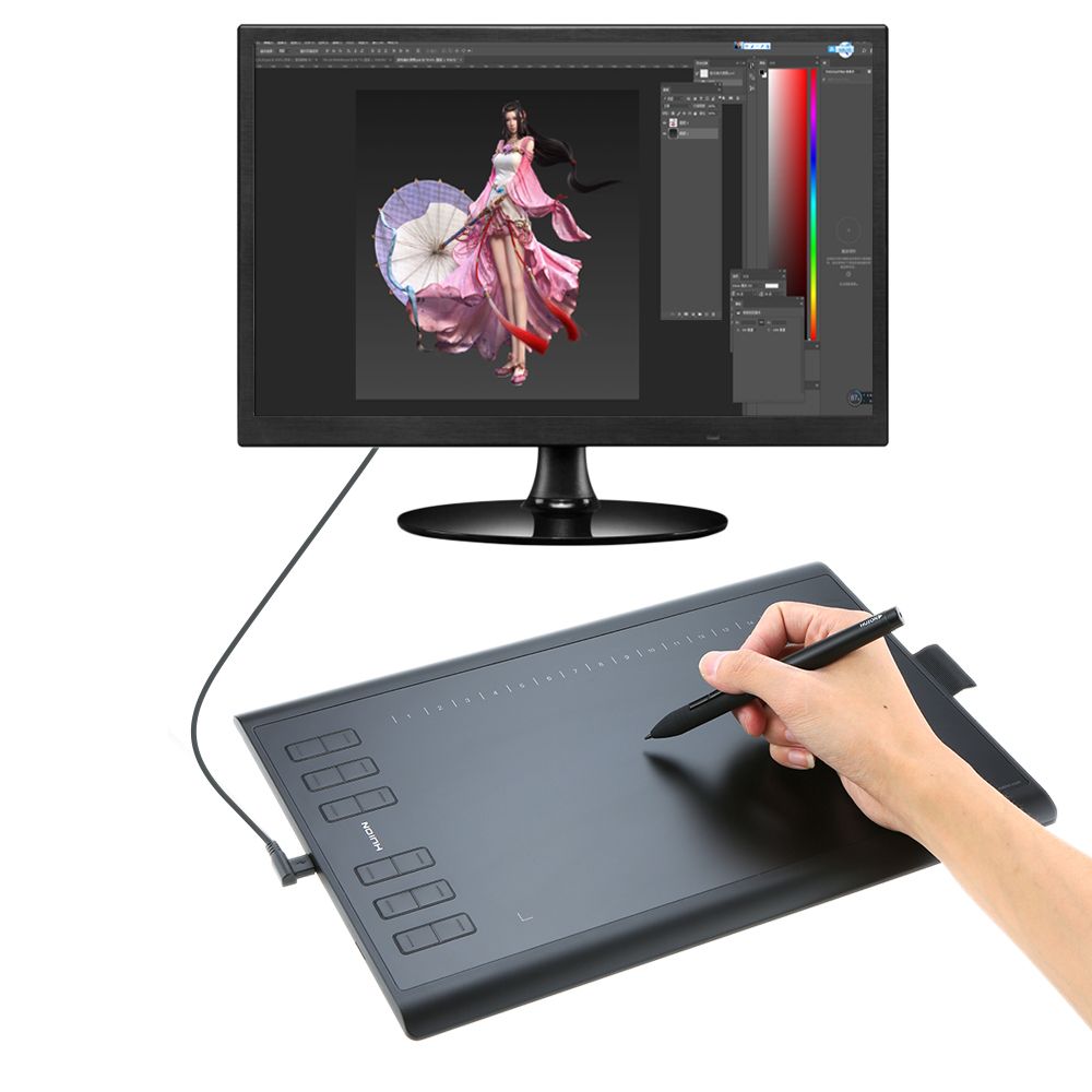 Graphic Drawing Tablet Micro USB New 1060PLUS
