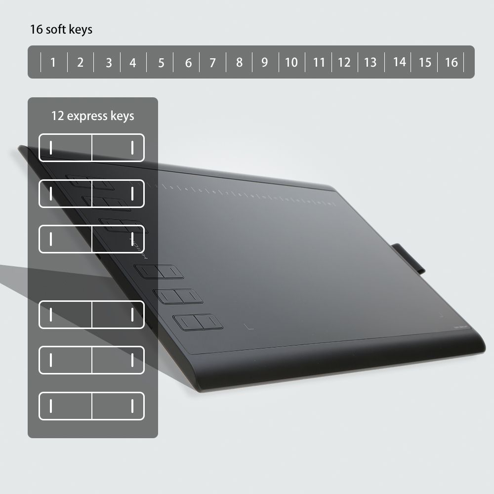 Graphic Drawing Tablet Micro USB New 1060PLUS
