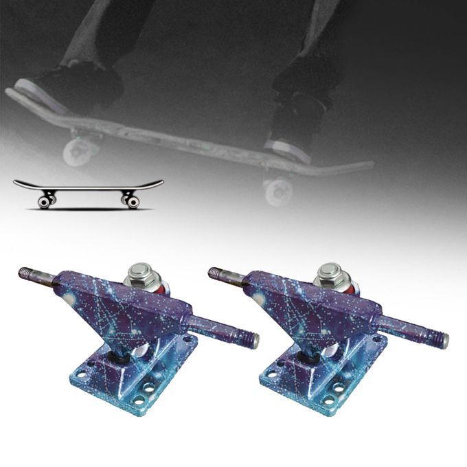 2pcs 3.25 Inch Skateboard Truck Cruiser Retro Mini Fish Starry Sky