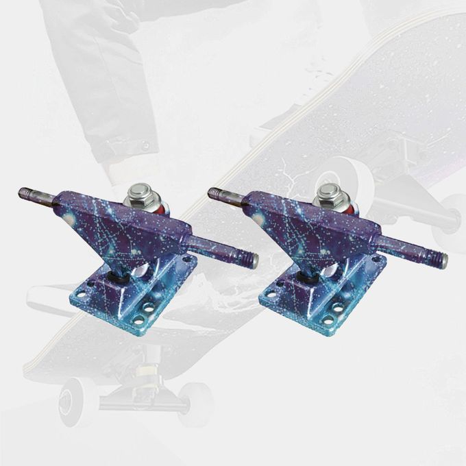 2pcs 3.25 Inch Skateboard Truck Cruiser Retro Mini Fish Starry Sky