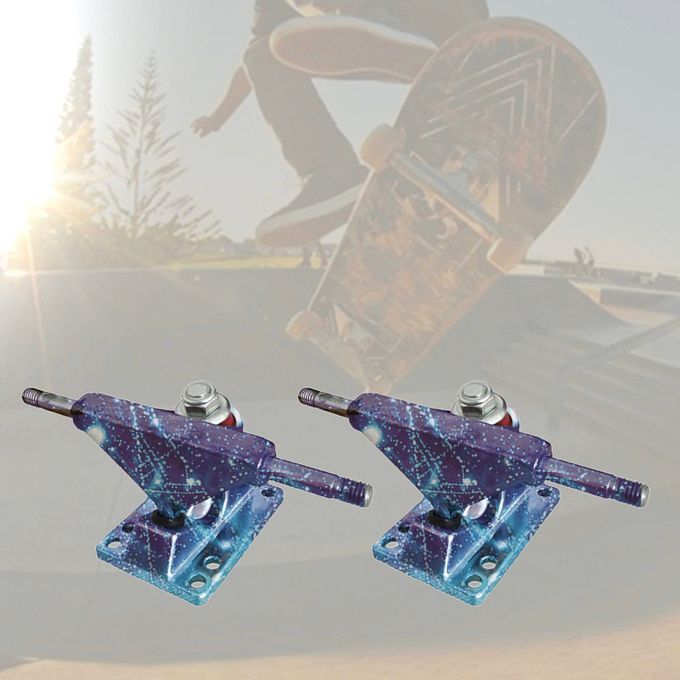 2pcs 3.25 Inch Skateboard Truck Cruiser Retro Mini Fish Starry Sky