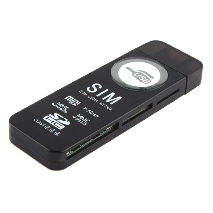 USB Universal Card Reader, Support SD / MMC /SIM / TF Card