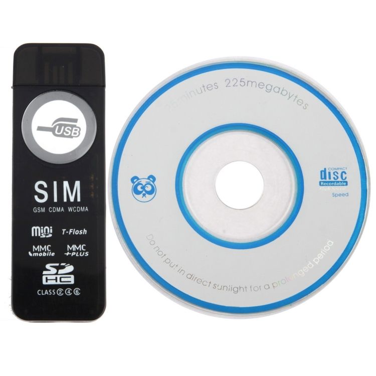USB Universal Card Reader, Support SD / MMC /SIM / TF Card